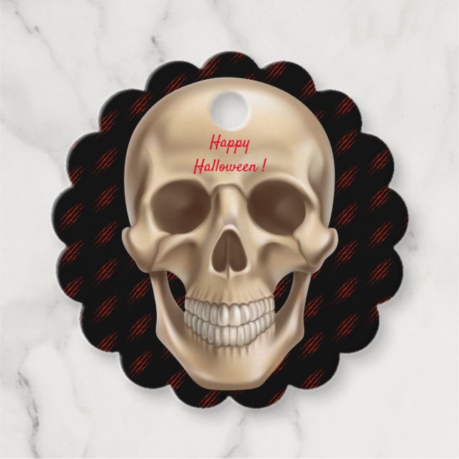 Happy Halloween Geschenkanhänger (Vorderseite)