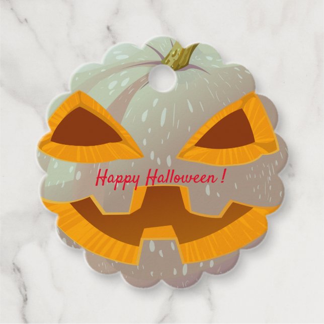 Happy Halloween Geschenkanhänger (Vorderseite)