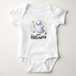 Happy Halloween Ghost Baby Strampler