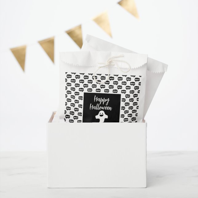 Happy Halloween Ghost boo keine Tricks nur Leckere Geschenktütchen (Party)
