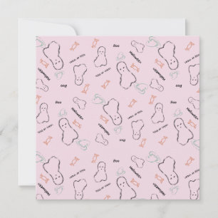 Happy Halloween Ghost Candy Hand Lettering Pink