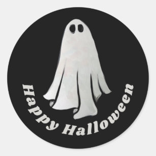 Happy Halloween Ghost Halloween-Party Ghosts Runder Aufkleber