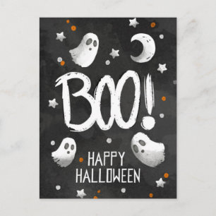 Happy Halloween Ghost Postkarte