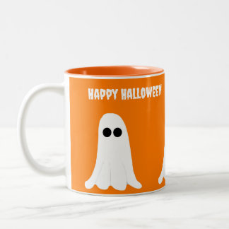Happy Halloween Ghost-Tasse Zweifarbige Tasse