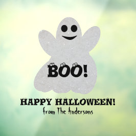 Happy Halloween Ghost Window Cling Fensteraufkleber