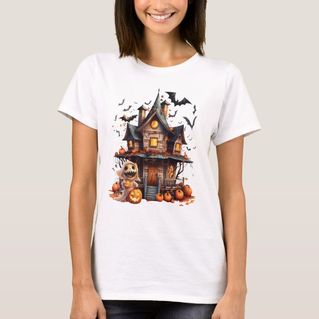 Happy Halloween Ghoul T-Shirt (Vorderseite)