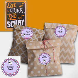 Happy Halloween Ghouls Jagen Party individualisier Etiketten