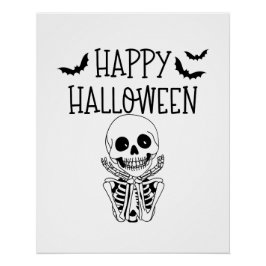 Happy Halloween Glanzposter Poster