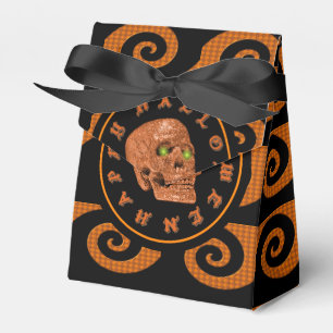 Happy Halloween Glitzer Skull Zent Gefallen Box Geschenkschachtel