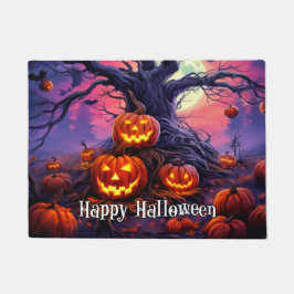 Happy Halloween Glows Pumpkins Fußmatte