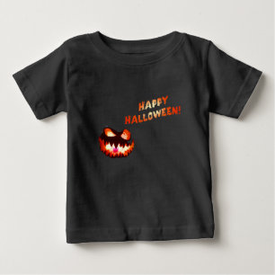 HAPPY HALLOWEEN - Glühender Jack-O-Lantern Baby T-shirt