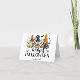 Happy Halloween Gnomes Feiertagskarte
