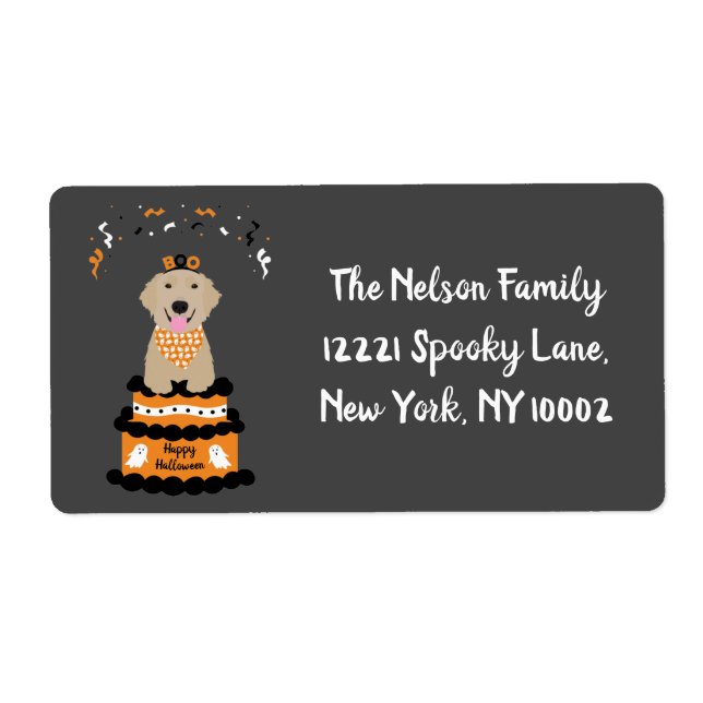 Happy Halloween Golden Retriever Spooky Ghost Boo (Vorne)