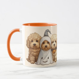 Happy Halloween Goldendoodle Hunde Tasse