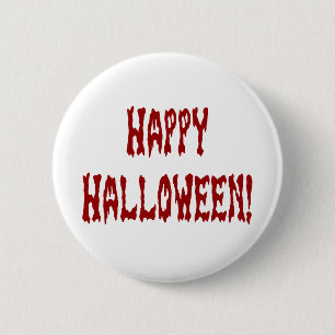 Happy Halloween Gore Text Button