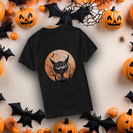 Happy Halloween Goth Cat T-Shirt