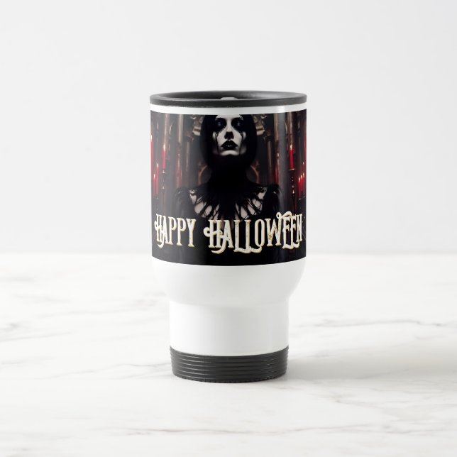 Happy Halloween - Gothic Dark Celebration Reisebecher (Mittel)