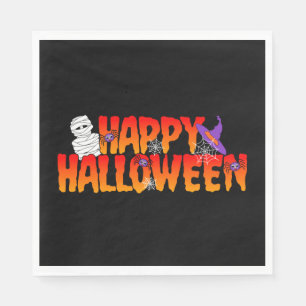 Happy Halloween Graphic Serviette