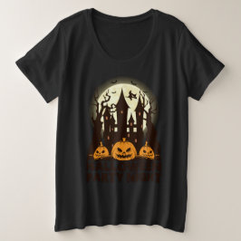 Happy Halloween Große Größe T-Shirt