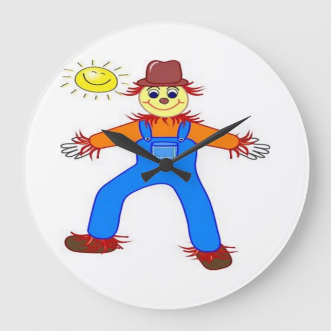 "HAPPY HALLOWEEN" GROßE WANDUHR (Vorderseite)