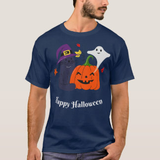 Happy Halloween Happy Fall Saison Herbst Vibes Hal T-Shirt