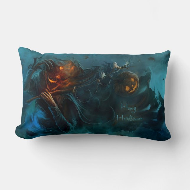 Happy Halloween Headless Jack Lendenkissen (Vorderseite)