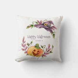 Happy Halloween Herbst-Folien Kissen