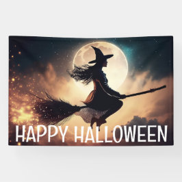 Happy Halloween Hexe Banner