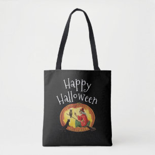 Happy Halloween, Hexe, Black Cat und Owl