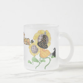 Happy Halloween Hexe Mattglastasse