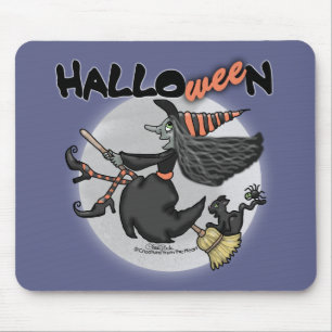 Happy HalloWEEn Hexe Mousepad