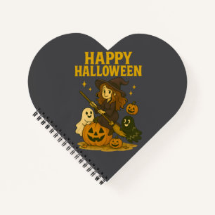 Happy Halloween Hexe Notizbuch