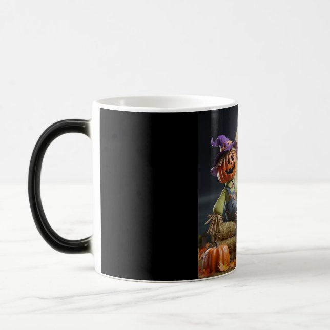 Happy Halloween Hexe Tasse (Links)