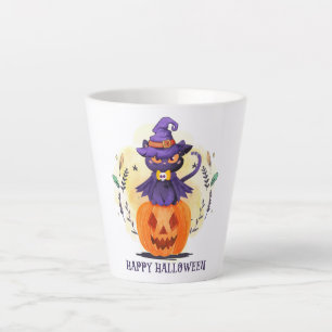 Happy Halloween - Hexenkatze Milchtasse