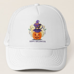 Happy Halloween - Hexenkatze Truckerkappe