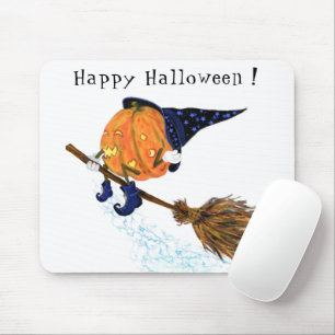 Happy Halloween Hexenkürbis - Funny Mousepad