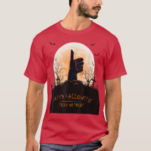 Happy Halloween Horror Beängstigend Trick oder Tre T-Shirt