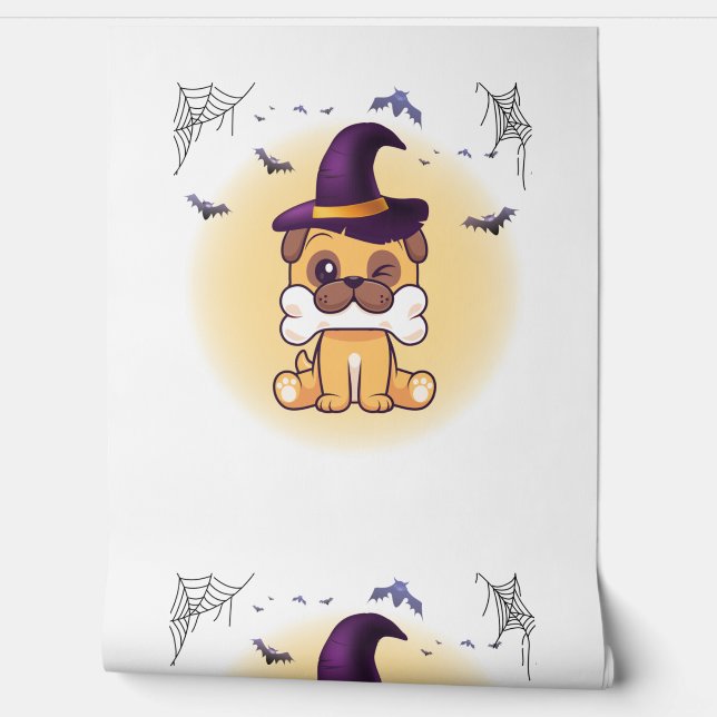 Happy Halloween Hund Tapete (Abrollen)
