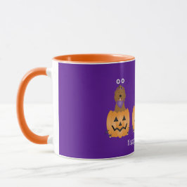 Happy Halloween Hunde in Pumpkins Tasse