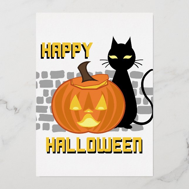 Happy Halloween invitations Folieneinladung (Vorderseite)