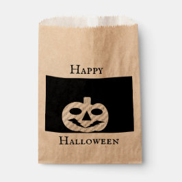 Happy Halloween Jack-o’-lantern Favor Bag Geschenktütchen