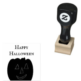 Happy Halloween Jack-o’-lantern Rubber Stamp Gummistempel