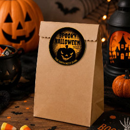 Happy Halloween Jack-O-Lantern Stickers