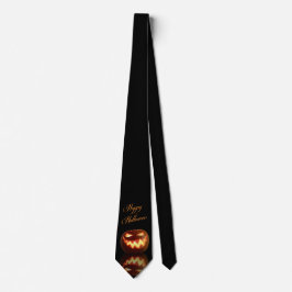 Happy Halloween Jack O'Lantern Neck Tie Krawatte