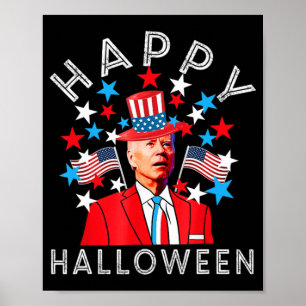 Happy Halloween Joe Biden Juli Memorial Inde Poster