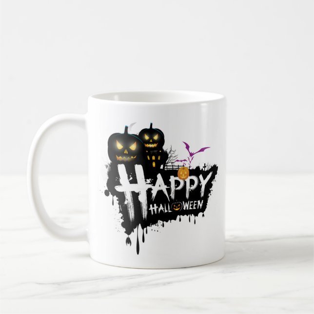 Happy Halloween Kaffeetasse (Links)