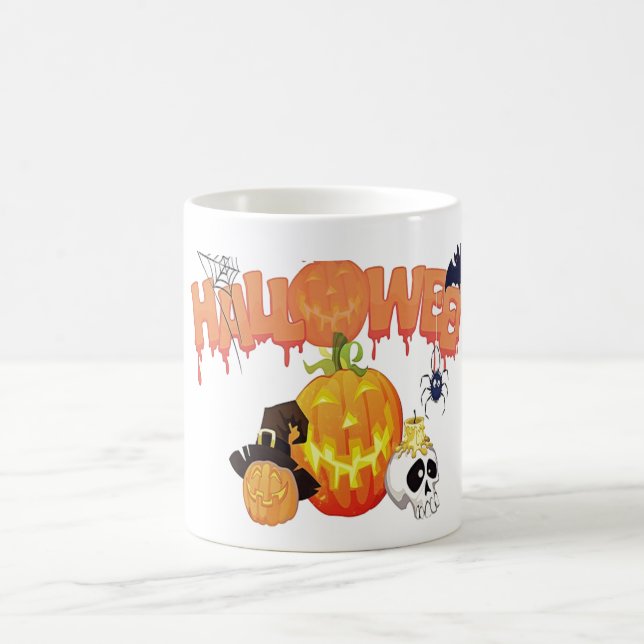 Happy Halloween Kaffeetasse (Mittel)