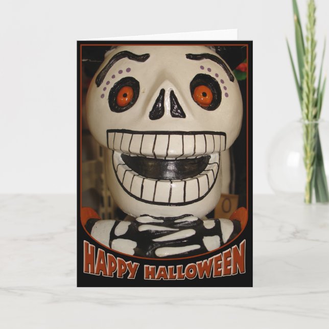 Happy Halloween Karte (Vorderseite)