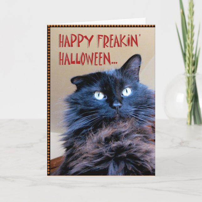 Happy Halloween Karte (Vorderseite)
