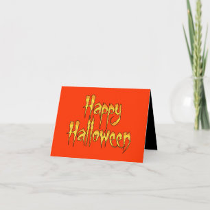 Happy Halloween Karte